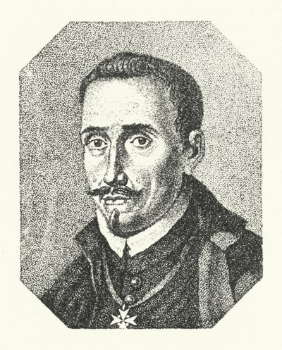 Lope de Vega, hiszpański poeta i dramaturg (grafika) autorstwa German School