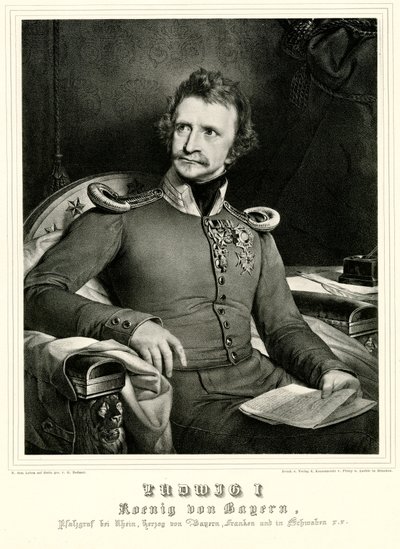 Ludwik I., 1884-90 autorstwa German School