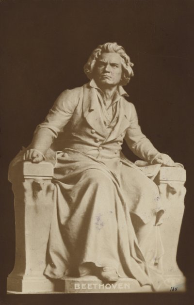 Ludwig van Beethoven, niemiecki kompozytor i pianista (1770-1827) autorstwa German School