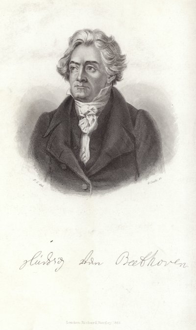 Ludwig von Beethoven, niemiecki kompozytor autorstwa German School