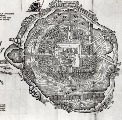 Mapa Tenochtitlan z 