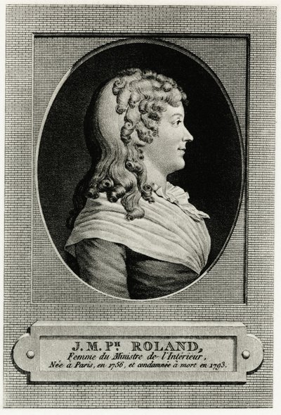 Marie Jeanne Roland autorstwa German School