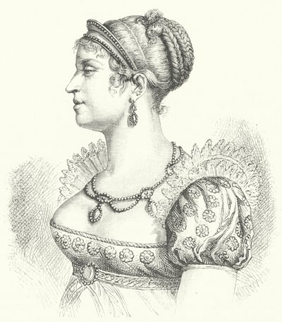 Marie Louise, księżna Parmy, druga żona Napoleona I (rycina) autorstwa German School