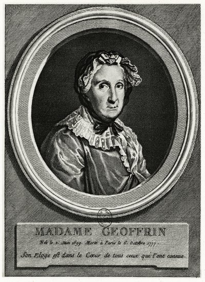Maria Teresa Geoffrin autorstwa German School