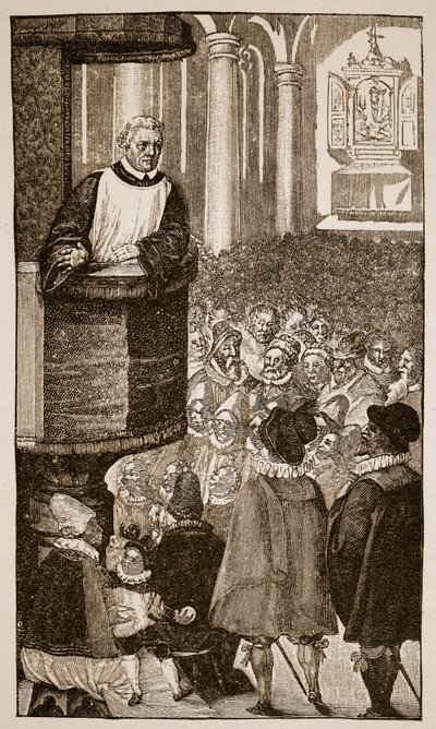Głoszenie Marcina Lutra, ok. 1517 r. autorstwa German School