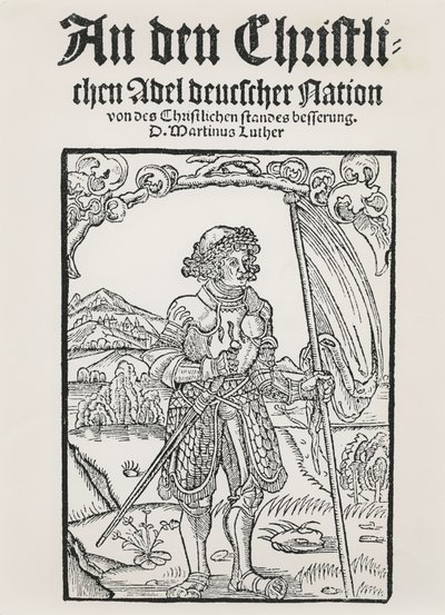 Manifest Marcina Lutra do szlachty chrześcijańskiej Narodu Niemieckiego, Strasburg, 1520 autorstwa German School