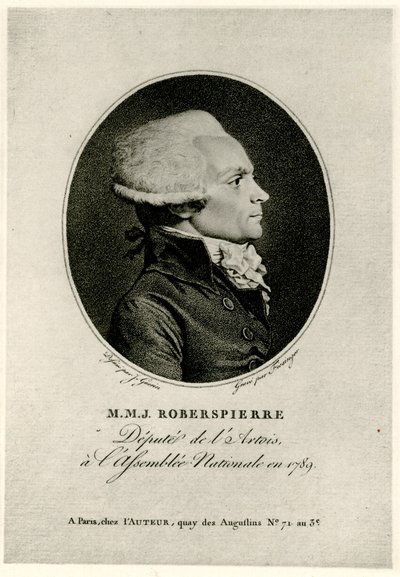 Maximilien Marie Izydor de Robespierre autorstwa German School
