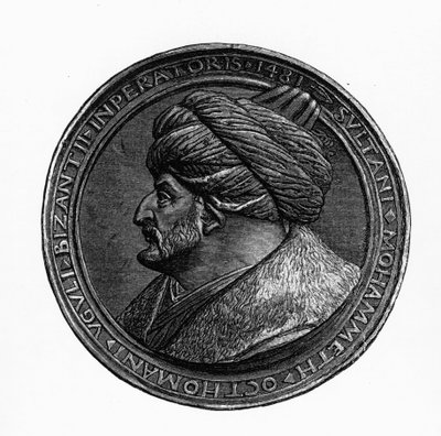 Medalion Mehmeda II z Historii Bizancjum i Imperium Osmańskiego autorstwa G.S. Hertzberga, 1883 r. autorstwa German School