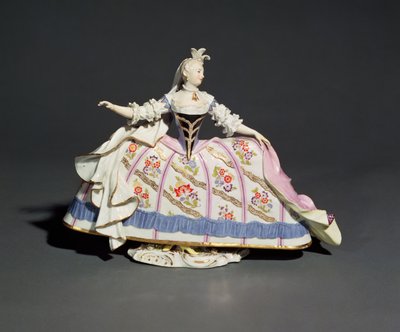 Miśnia figura kobiety (porcelana) autorstwa German School