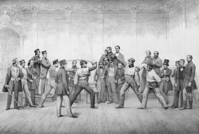 Mensuren lub Student Members of Dueling Society w Dreźnie autorstwa German School