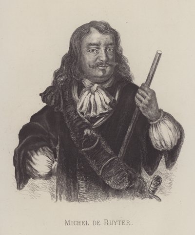 Michiel de Ruyter, holenderski admirał (lit) autorstwa German School
