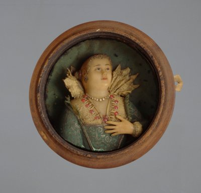 Portret miniaturowy, ok. 1600 (wosk, szkło i drewno) autorstwa German School