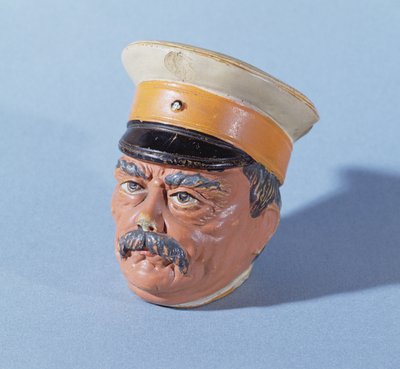 Skarbonka w kształcie kanclerza Otto von Bismarcka (1815-98) (terakota) (patrz też 211401) autorstwa German School
