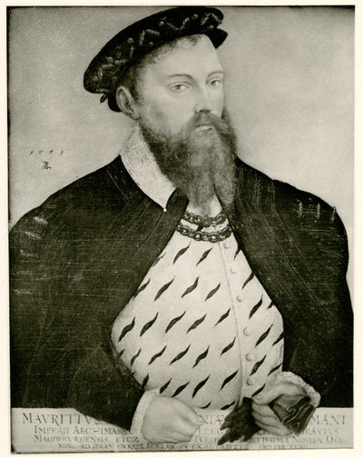 Moritz z Saksonii autorstwa German School