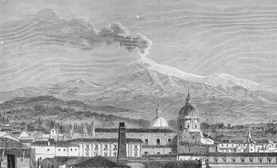 Etna, z Katanii autorstwa German School