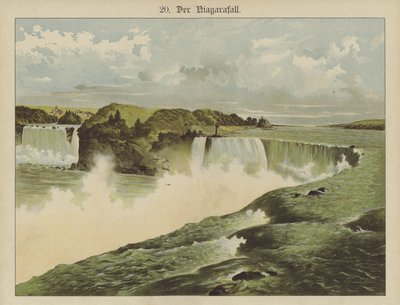 Wodospad Niagara (kolor lito) autorstwa German School