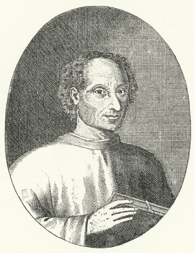 Niccolo Machiavelli, florencki polityk i pisarz autorstwa German School