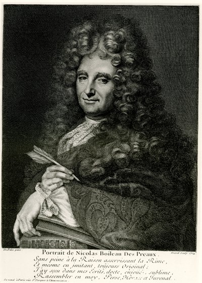 Nicolas Boileau Despreaux autorstwa German School