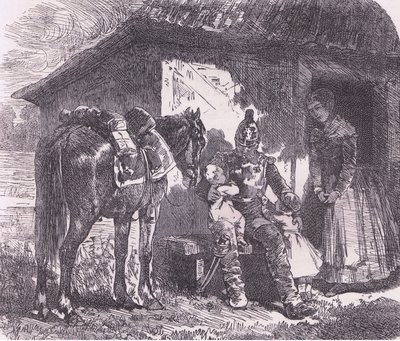 Do wojny, Cassells History of the War between France and Germany wydana przez Cassell and Company Limited, c.1890 (litografia) autorstwa German School
