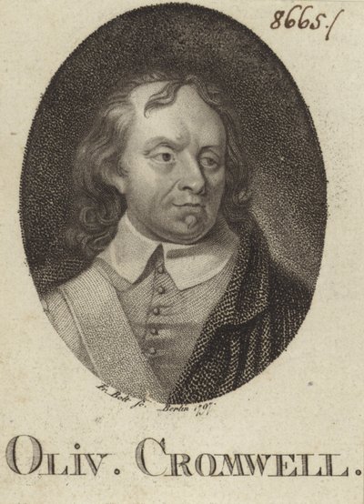 Oliver Cromwell autorstwa German School