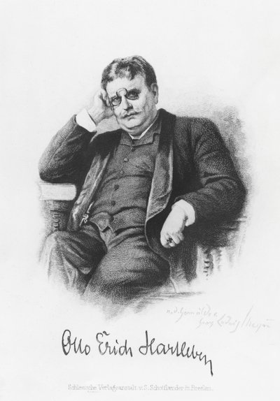 Otto Erich Hartleben (grafika) autorstwa German School