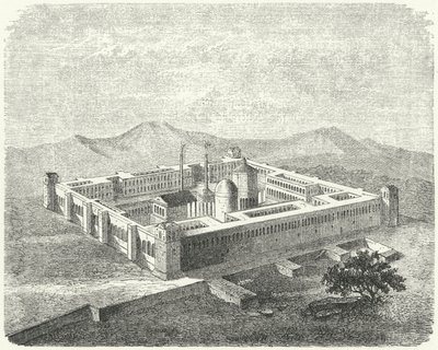 Pałac Dioklecjana w Salonie, stolicy rzymskiej prowincji Dalmacji (rycina) autorstwa German School