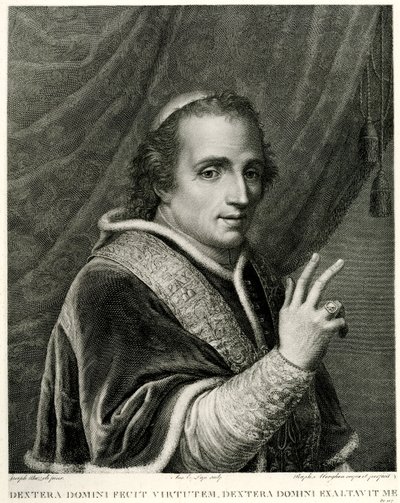Papież Pius VII. autorstwa German School