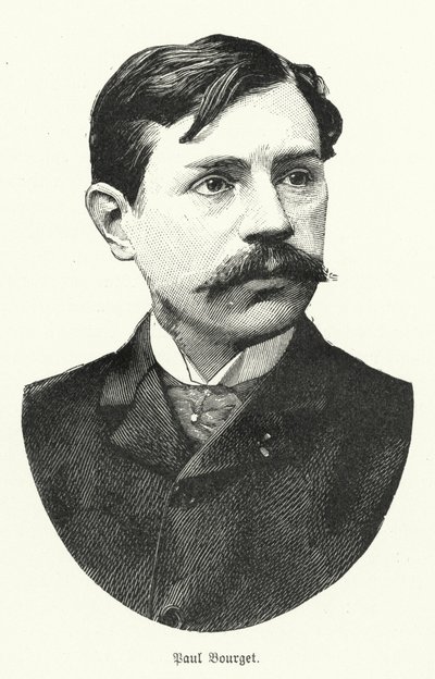 Paul Bourget, francuski powieściopisarz (lito) autorstwa German School