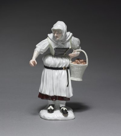 Chłopka, producent Fabryka Porcelany Miśni, Niemcy, model Johann Joachim Kändler autorstwa German School