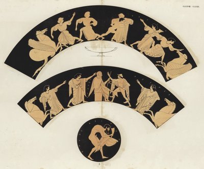 Peleus i Tetyda autorstwa German School