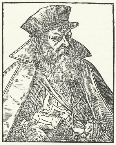 Philipp Nicodemus Frischlin, niemiecki dramaturg (grafika) autorstwa German School