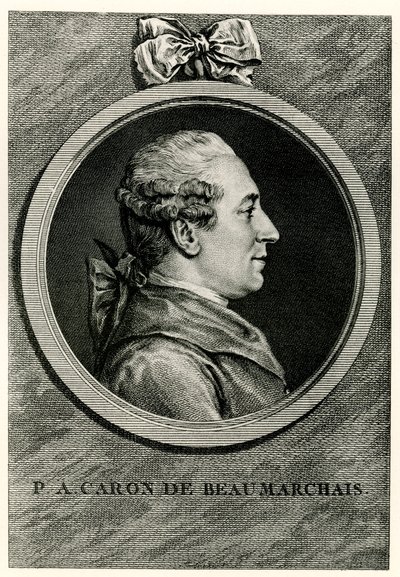 Pierre-Augustin Caron de Beaumarchais autorstwa German School