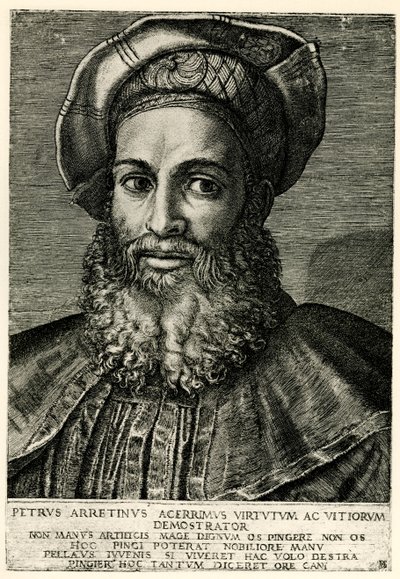 Pietro Aretino autorstwa German School