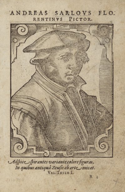 Portret Andreasa Sarlousa autorstwa German School