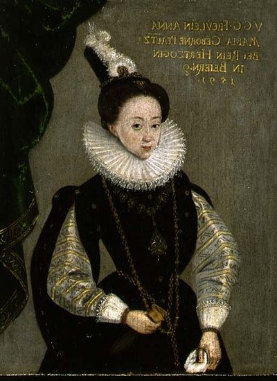 Portret Anny Marii, księżnej Bawarii autorstwa German School
