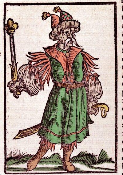 Portret Czyngis-chana (Temudjin .) autorstwa German School