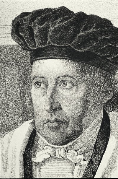 Portret Georga Wilhelma Friedricha Hegla (1770-1831) autorstwa German School