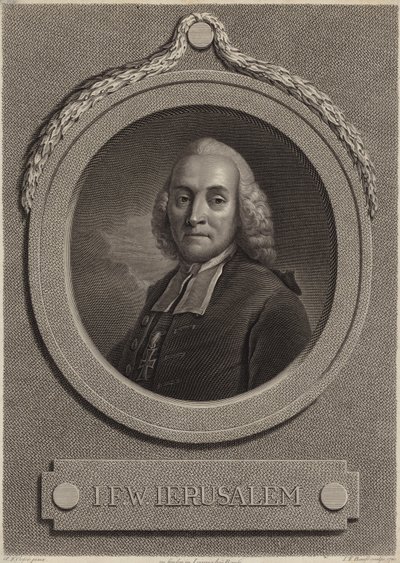 Portret Johanna Friedricha Wilhelma Jerozolima autorstwa German School