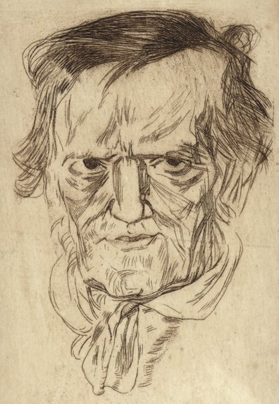 Portret Ryszarda Wagnera autorstwa German School
