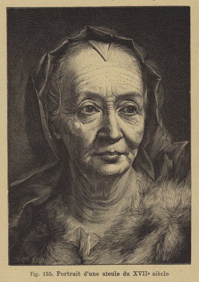 Portret babci z XVII wieku autorstwa German School