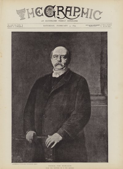 Książę Von Bismarck (lito) autorstwa German School