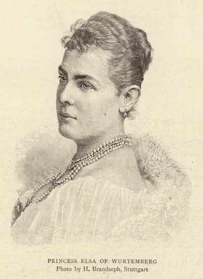 Księżniczka Elsa z Wirtembergii autorstwa German School