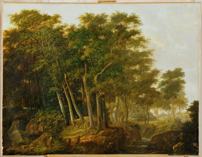 Prawdopodobnie Carl Friedrich Lessing ... (obraz na płótnie) autorstwa German School