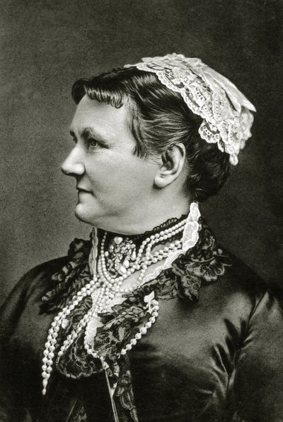 Królowa Saksonii Karola ok. 1890 (zdjęcie czarno-białe) autorstwa German School