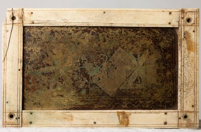 Relikwiarz, Kolonia, Niemcy, ok.1150 (drewno i kość słoniowa) autorstwa German School