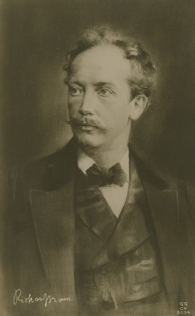 Richard Strauss, niemiecki kompozytor (grawiura) autorstwa German School