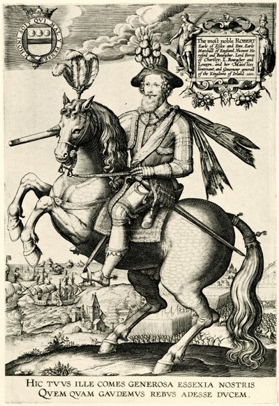 Robert Devereux hrabia Essex autorstwa German School