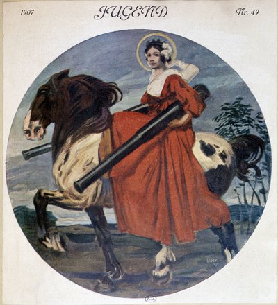 Święta Broda z Kanonikami - w „Jugend”” autorstwa German School