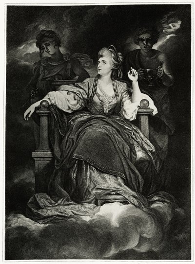 Sarah Siddons, 1884-90 (fototyp) autorstwa German School