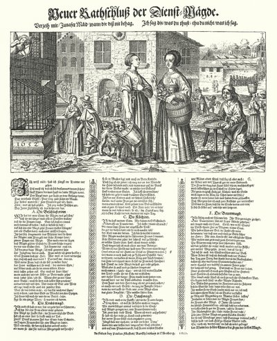 Poemat satyryczny o występkach sług autorstwa German School